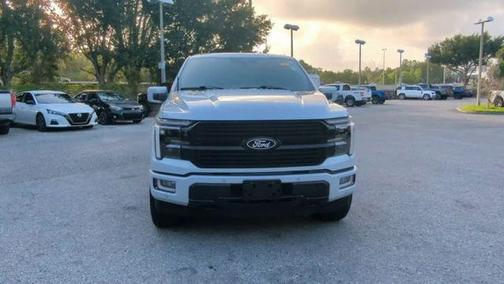 Space White Metallic 2025 Ford F-150 Platinum
