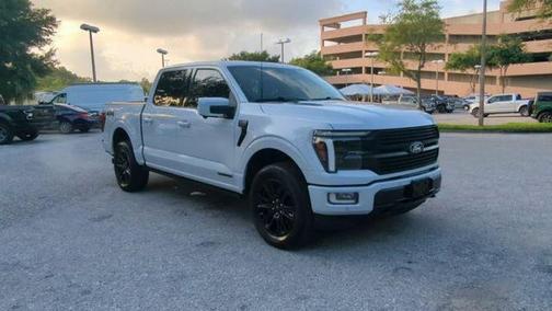 Space White Metallic 2025 Ford F-150 Platinum
