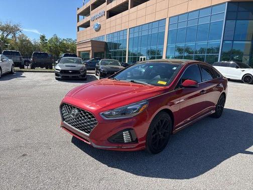 Scarlet Red 2019 Hyundai SONATA Limited 2.0T