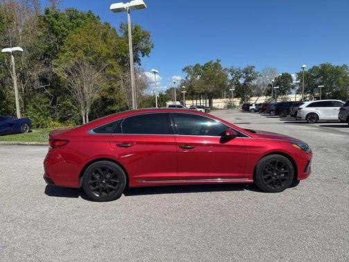 Scarlet Red 2019 Hyundai SONATA Limited 2.0T