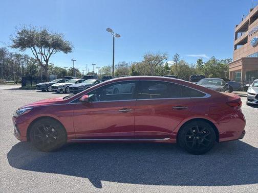 Scarlet Red 2019 Hyundai SONATA Limited 2.0T