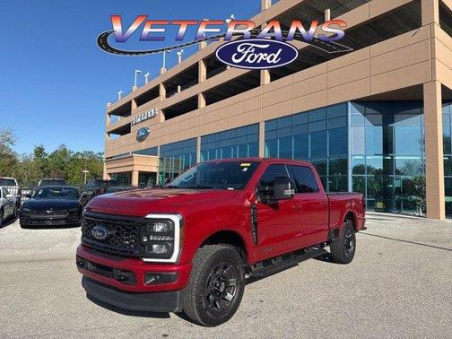 Rapid Red Metallic Tinted Clearcoat 2024 Ford F-250 Lariat Truck