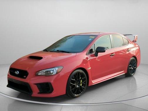 Pure Red 2021 Subaru WRX STI Base