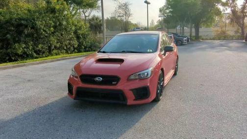 Pure Red 2021 Subaru WRX STI Base