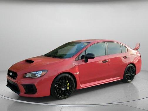 Pure Red 2021 Subaru WRX STI Base