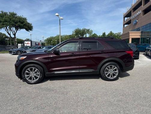 Jewel Red Metallic 2022 Ford Explorer XLT