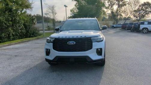 Space White Metallic 2026 Ford Explorer ST-Line