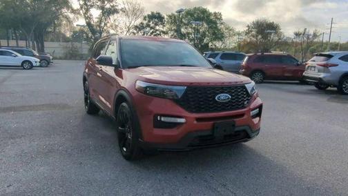 Rapid Red Metallic Tinted Clearcoat 2023 Ford Explorer ST