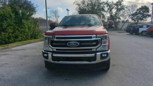 Rapid Red Metallic Tinted Clearcoat 2022 Ford F-350 Lariat Super Duty