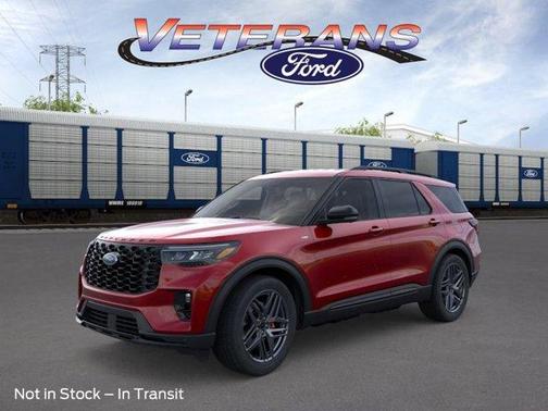 Rapid Red Metallic Tinted Clearcoat 2026 Ford Explorer ST-Line