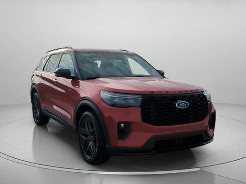 Rapid Red Metallic Tinted Clearcoat 2026 Ford Explorer ST-Line
