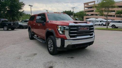 Volcanic Red 2024 GMC Sierra 2500 SLT
