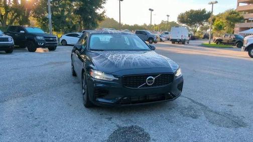 Denim Blue Metallic 2024 Volvo S60 Recharge Plug-In Hybrid T8 Ultimate Dark Theme