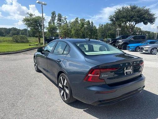 Denim Blue Metallic 2024 Volvo S60 Recharge Plug-In Hybrid T8 Ultimate Dark Theme