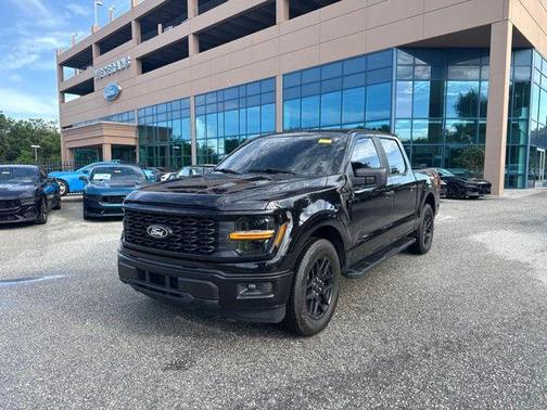 Agate Black Metallic 2025 Ford F-150 STX