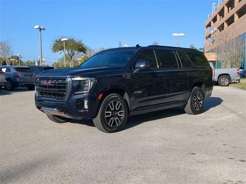 Midnight Blue Metallic 2021 GMC Yukon XL AT4 SUV