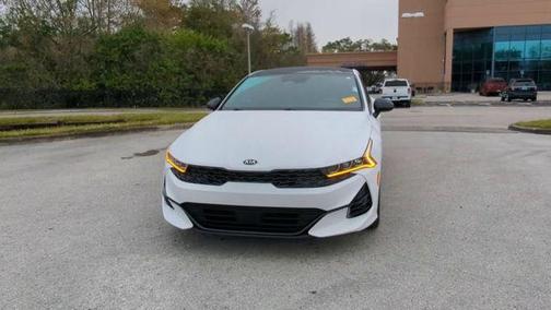 Glacial White Pearl 2021 Kia K5 GT-Line