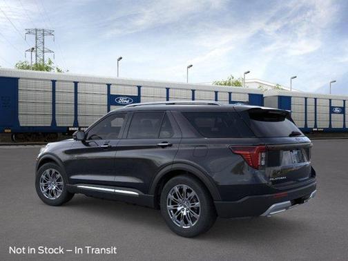 Agate Black Metallic 2026 Ford Explorer Platinum