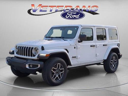 Bright White Clearcoat 2025 Jeep Wrangler Sahara