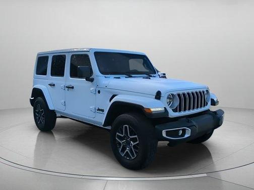 Bright White Clearcoat 2025 Jeep Wrangler Sahara