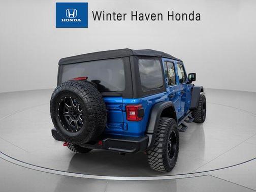 Hydro Blue Pearlcoat 2021 Jeep Wrangler Unlimited Rubicon