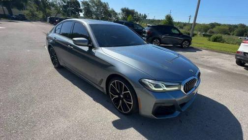 Bluestone Metallic 2021 BMW 530 i