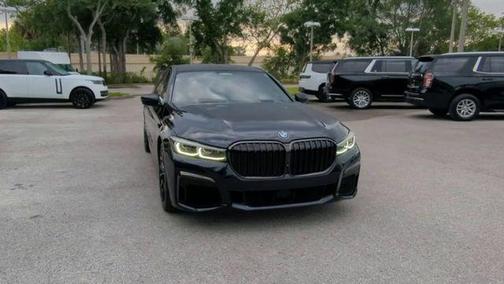 Carbon Black Metallic 2021 BMW 750 i xDrive