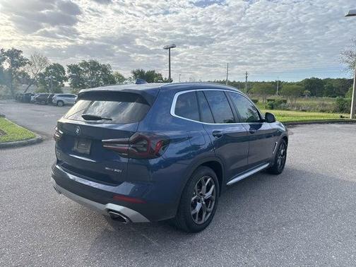 Phytonic Blue Metallic 2022 BMW X3 sDrive30i