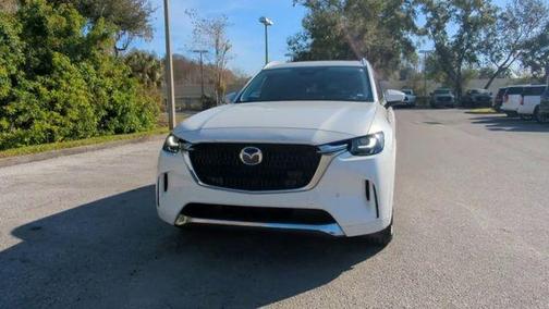 Rhodium White Metallic 2024 Mazda CX-90 3.3 Turbo S