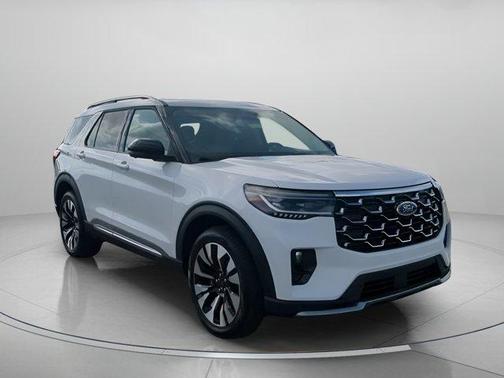 Star White 2026 Ford Explorer Platinum