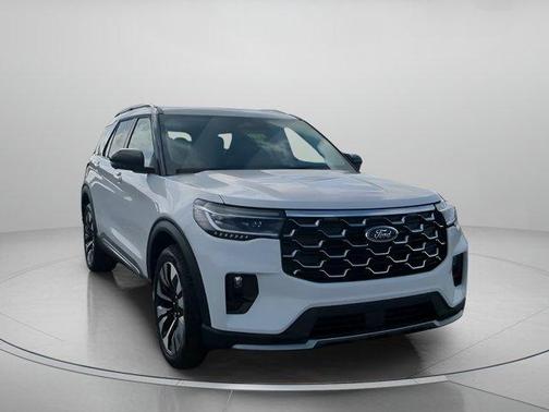 Star White 2026 Ford Explorer Platinum