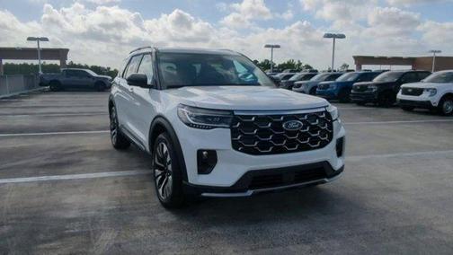 Star White 2026 Ford Explorer Platinum