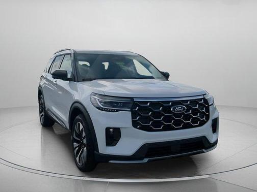 Star White 2026 Ford Explorer Platinum