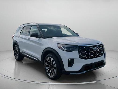Star White 2026 Ford Explorer Platinum