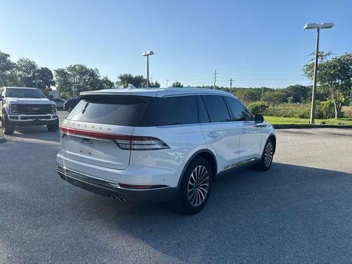 Pristine White 2023 Lincoln Aviator Reserve RWD