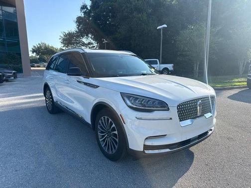 Pristine White 2023 Lincoln Aviator Reserve RWD