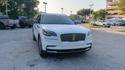 Pristine White 2023 Lincoln Aviator Reserve RWD