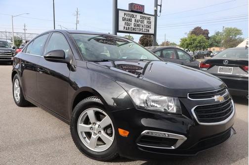 BLACK 2015 Chevrolet Cruze 1LT