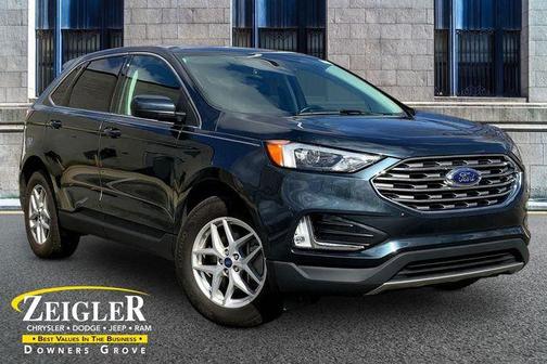 Blue Metallic 2022 Ford Edge SEL