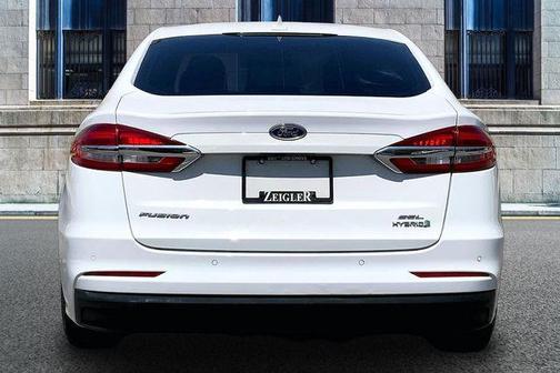 Oxford White 2019 Ford Fusion Hybrid SEL