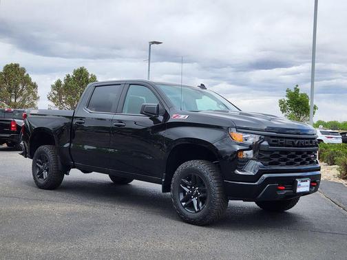 Black 2026 Chevrolet Silverado 1500 Custom Trail Boss