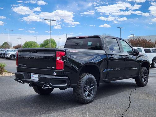 Black 2026 Chevrolet Silverado 1500 Custom Trail Boss