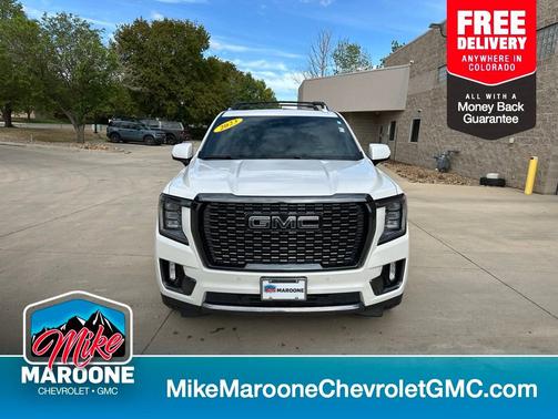 White Frost Tricoat 2023 GMC Yukon XL Denali Ultimate