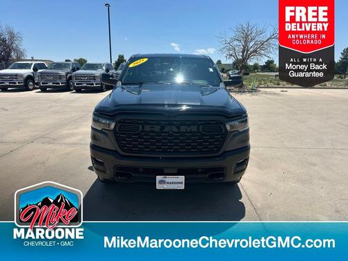 Forged Blue Metallic 2025 RAM 1500 Warlock Crew Cab 4x4 5'7 Box