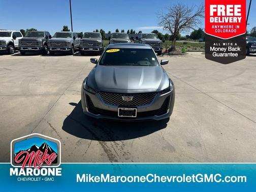 Satin Steel Metallic 2021 Cadillac CT5 Premium Luxury
