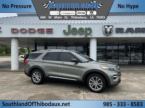 Silver 2020 Ford Explorer Limited