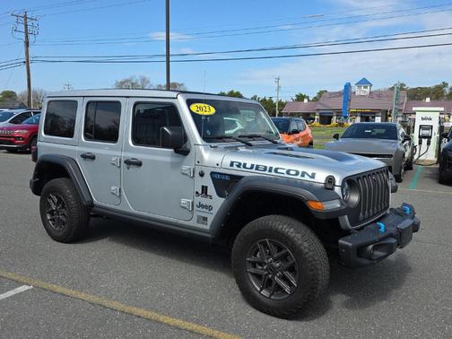 Silver Zynith Clearcoat 2023 Jeep Wrangler 4xe Rubicon