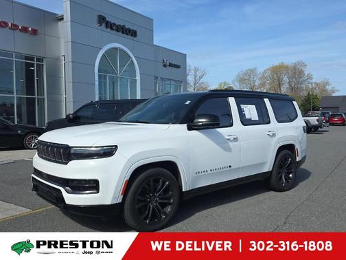Bright White Clearcoat 2024 Jeep Grand Wagoneer Series III