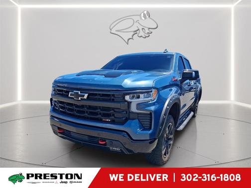 Blue 2024 Chevrolet Silverado 1500 LT Trail Boss