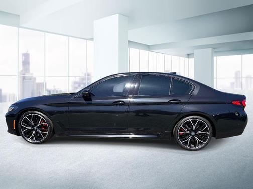 Black Sapphire Metallic 2021 BMW M550 i xDrive